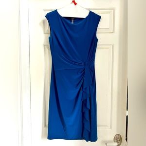 Blue Chaps Cocktail Dress